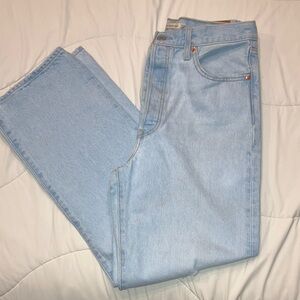 Levi’s ribcage straight ankle jeans